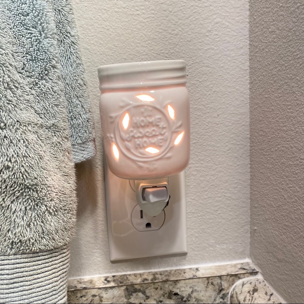 Home Sweet Home Mason Jar Plug in Wax Warmer